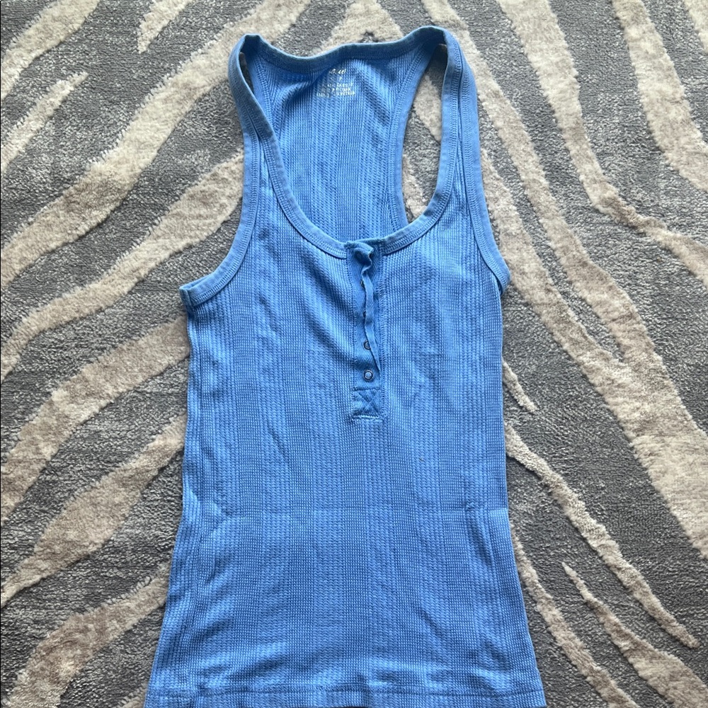 Blue Sleeveless Women's Top Aerie